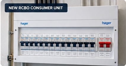 New RCBO consumer unit